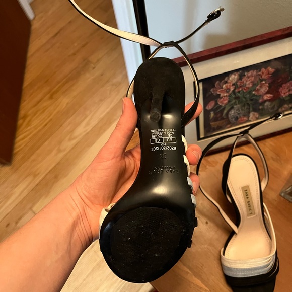 Zara Color Block Heels - Picture 2 of 10